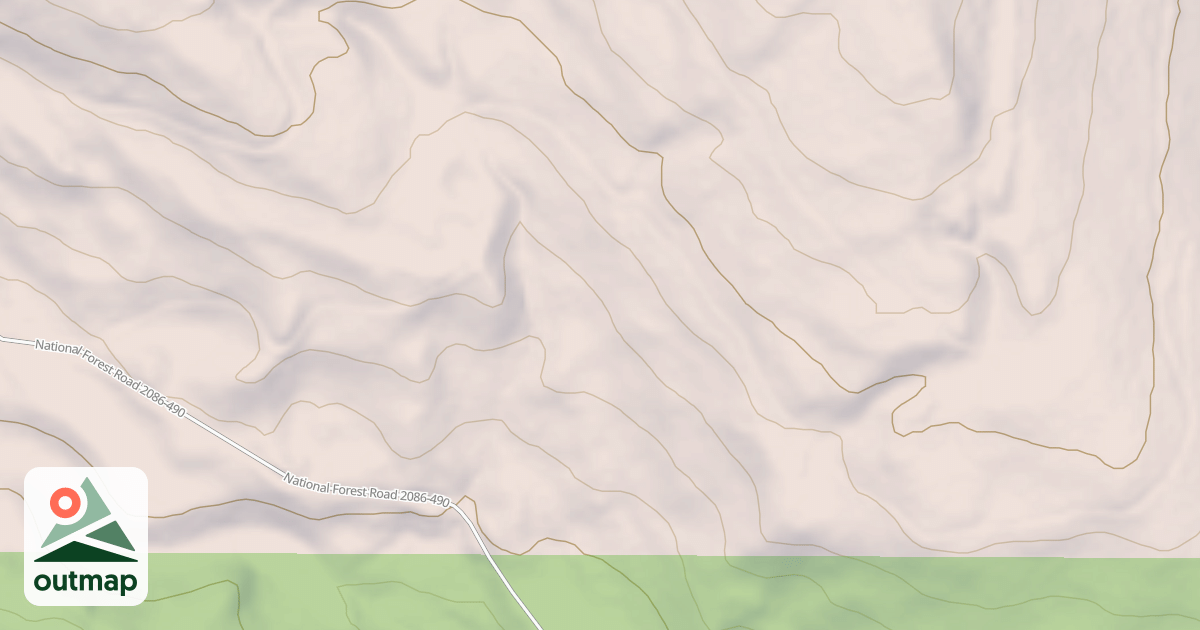 Map of USFS Motor Vehicle Use Map Roads {722CEAB7-98E8-4E84-985F-86CBD840E7E5}