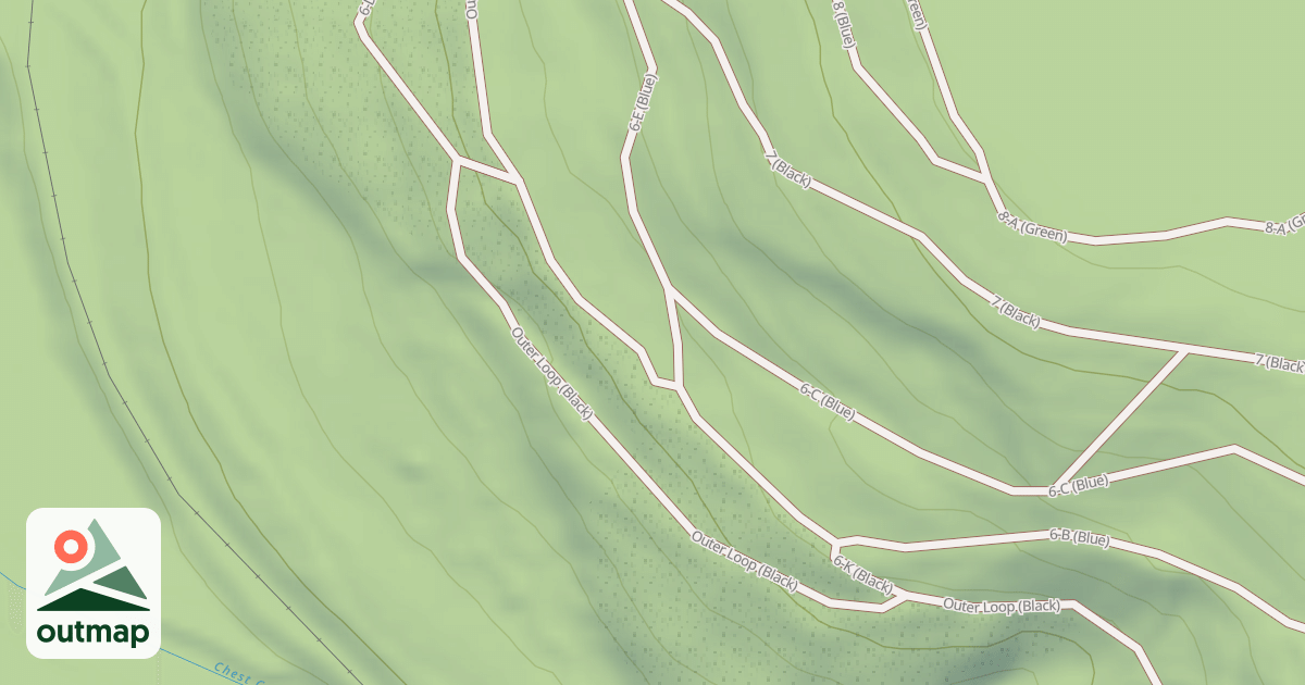 Map of Rock Run ATV Trails