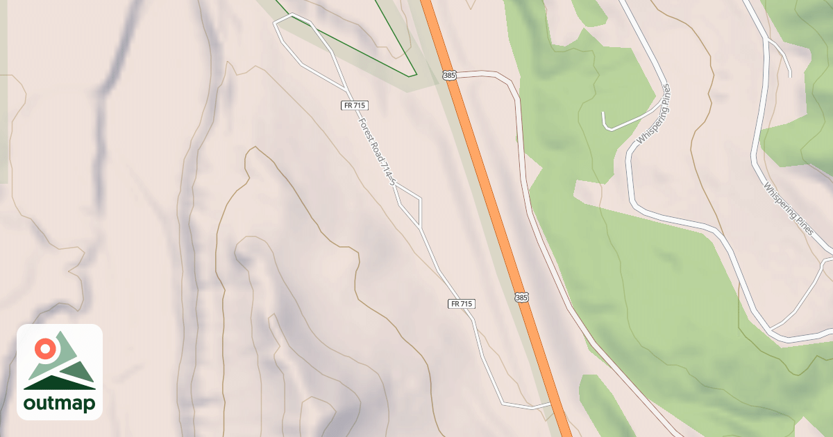 Map of RED CLOUD CAMPGROUND