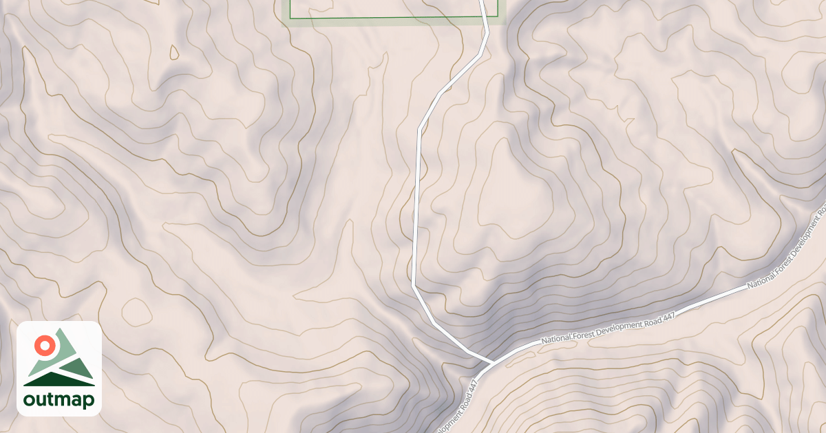 Map of Palouse Spur Ohv