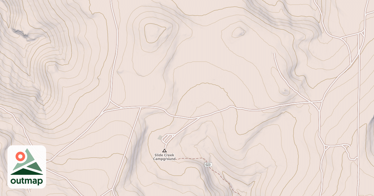 Map of BIROTH RIDGE