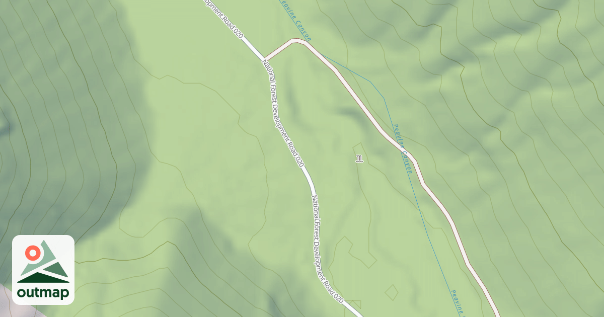 Map of PEAVINE TOILET LOOP