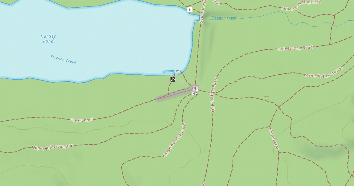 Map preview of Superior Hiking Trail