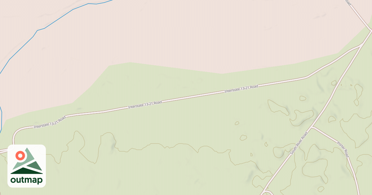 Map of INTERSTATE 13-21