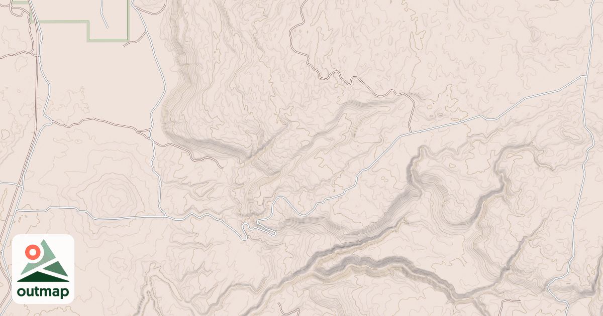 Map of BAKER DRAW