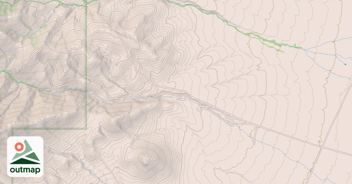 Map of WASH O'NEIL BASIN