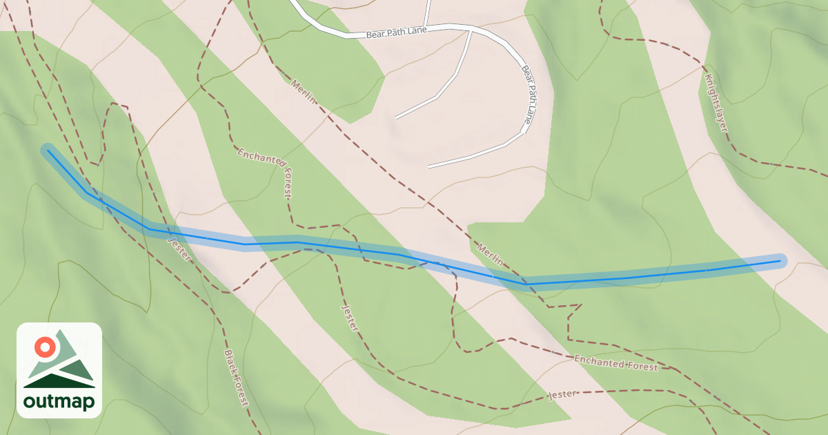 Map of Enchanted Forest Glade