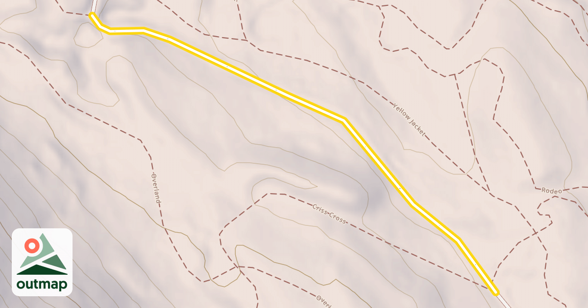 Map of National Forest Development Road 500