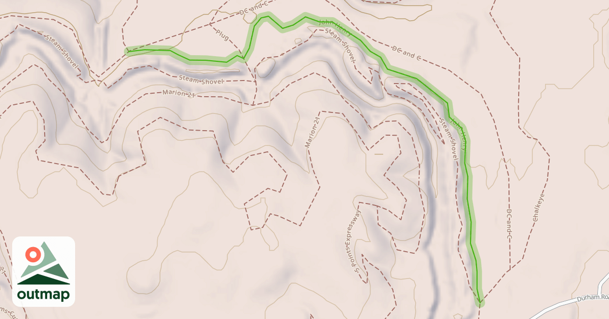 Map of John Henry