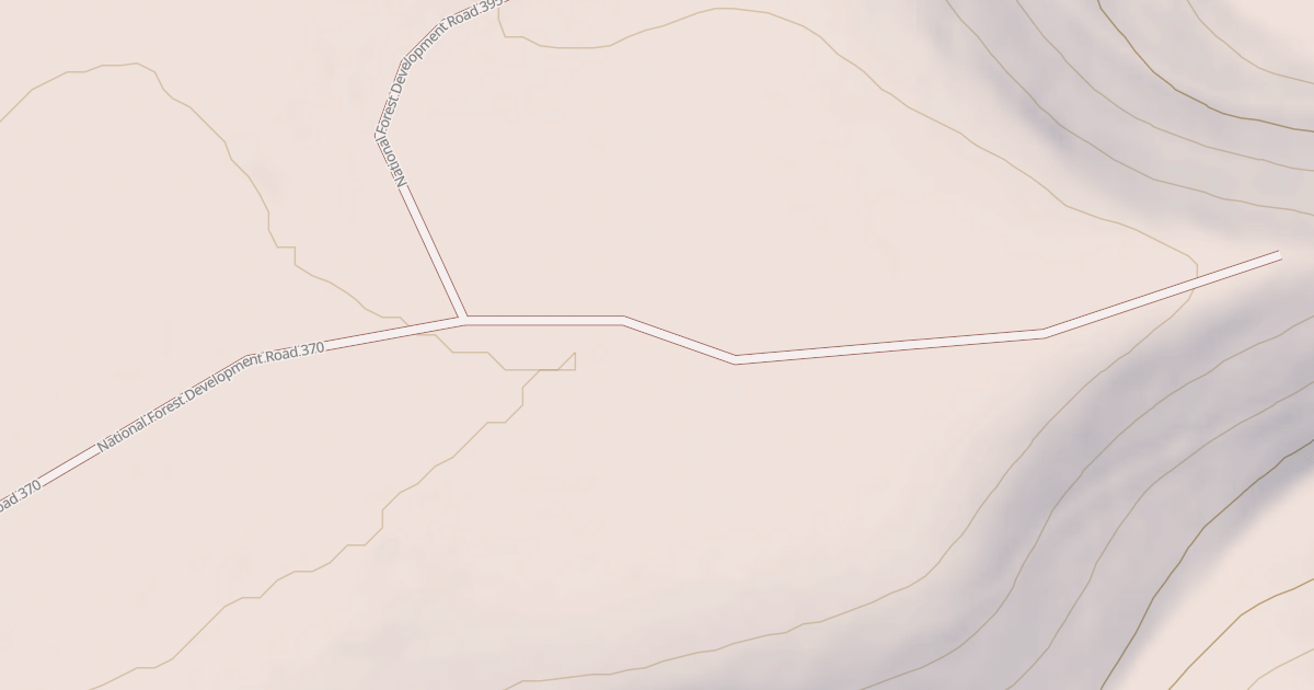 Map preview of USFS National Forest System Roads {582ACF1D-01D2-4AD7-A312-84D4388A6BA9}