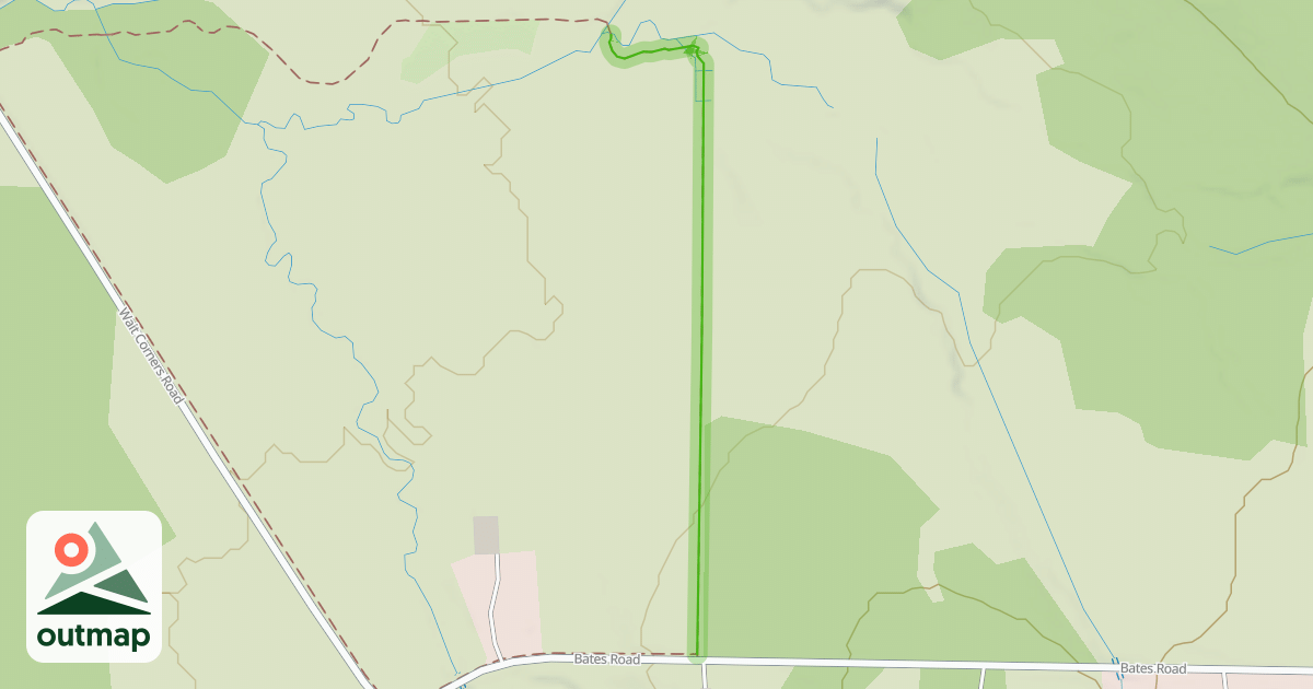 Map of Fred J. Cusimano Westside Overland Trail