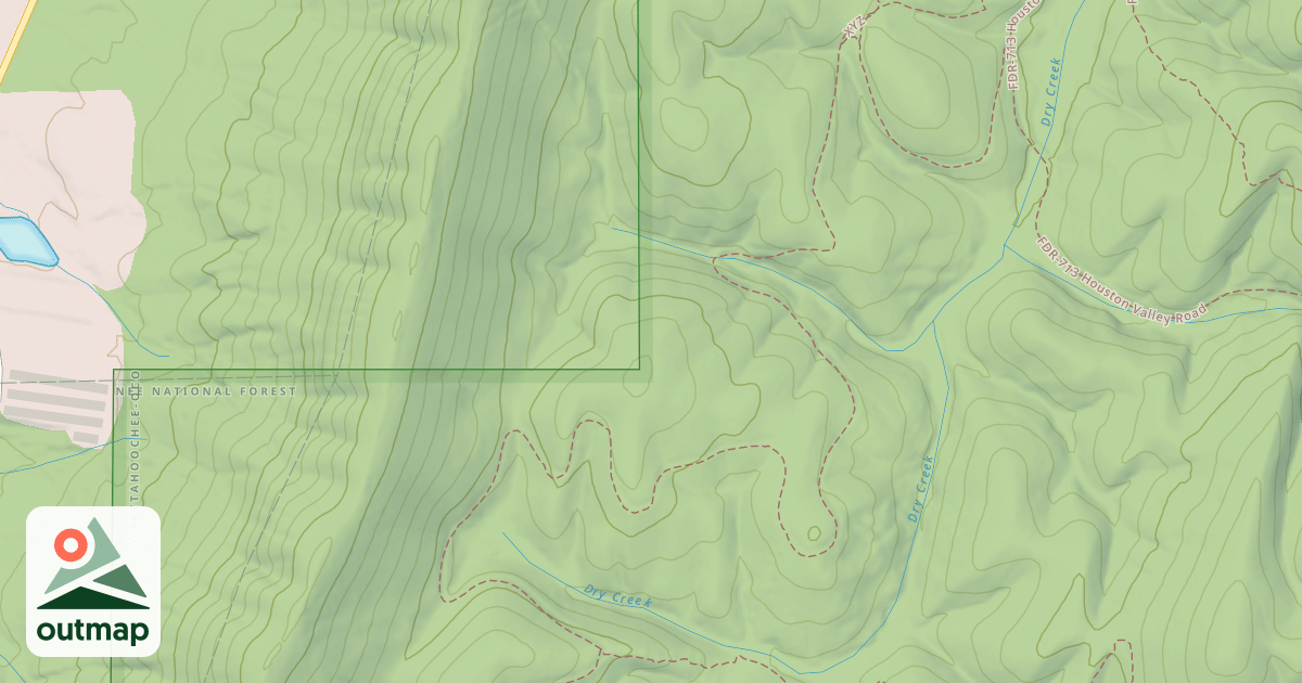 Map of Fdr-713 Gordon Springs Road