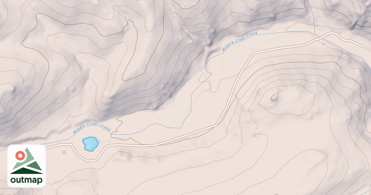 Map of MIDDLE FORK