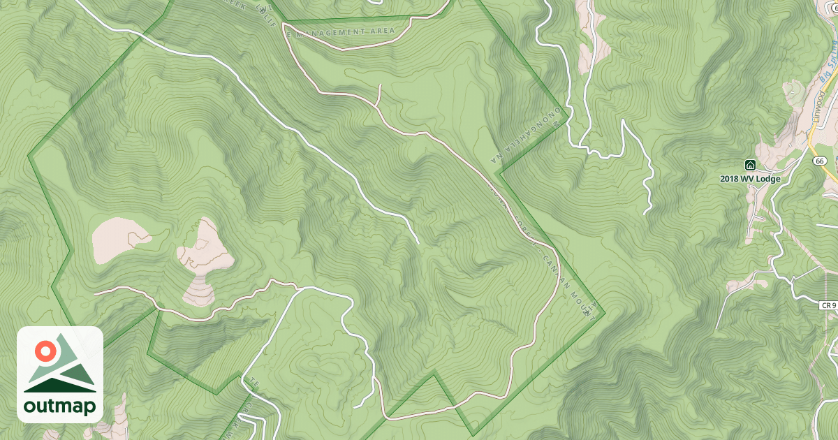 Map of BUZZARD RIDGE