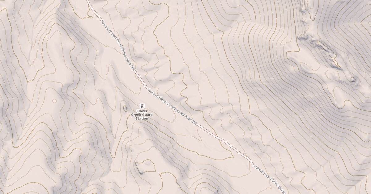 Map preview of CLOVER CREEK