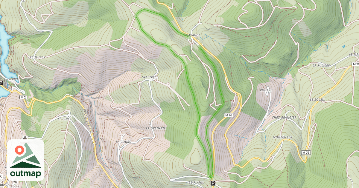 Map of Circuit de la Barollière