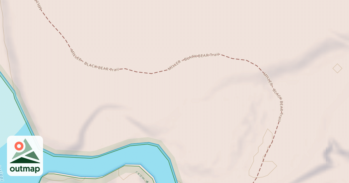 Map of Miller-Black Bear Trail