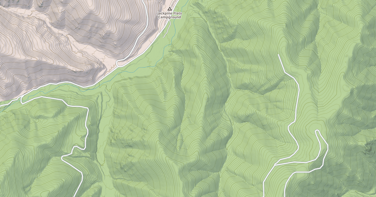 Map preview of CUB CREEK