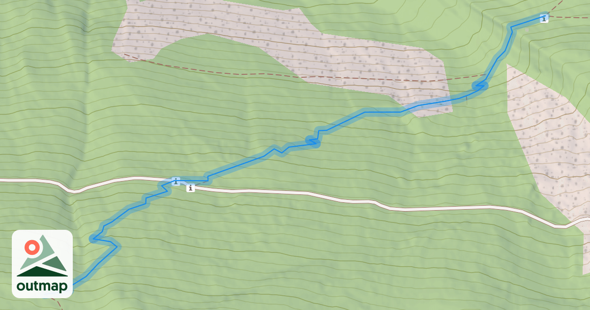 Map of Chemin de l'Issart d'Enghien