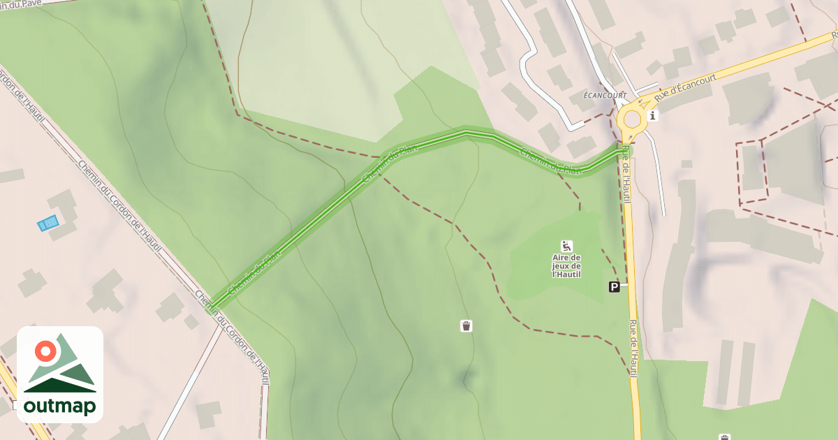 Map of Chemin du Plan