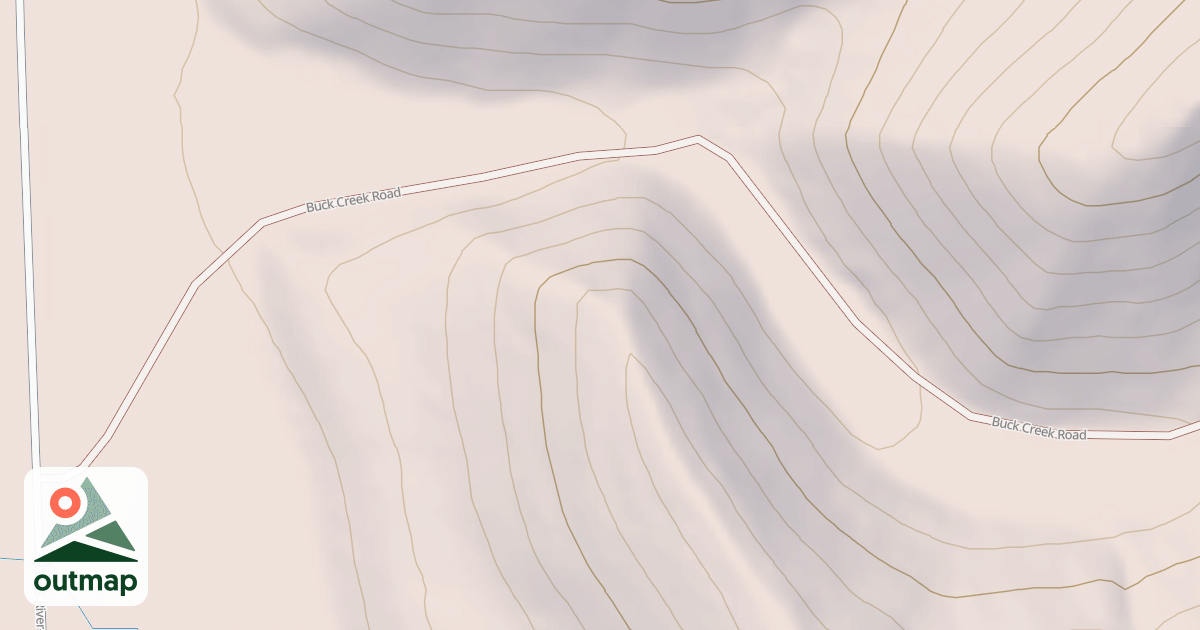 Map of BUCK CREEK