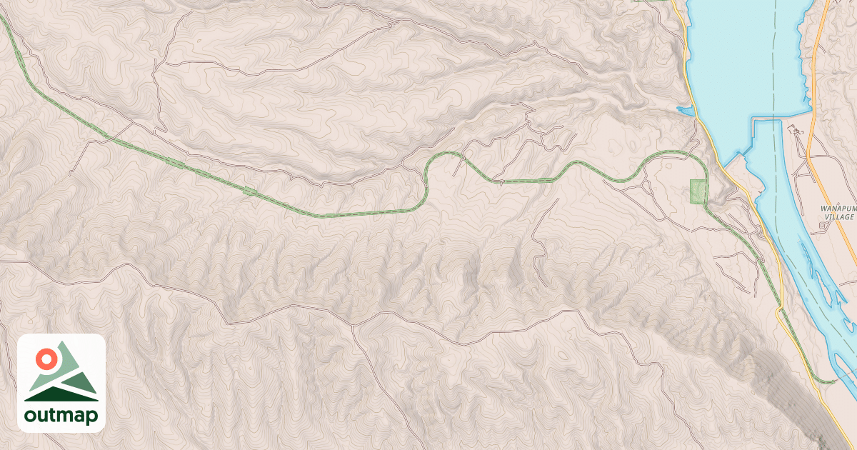 Map of Palouse To Cascades State Park Trail
