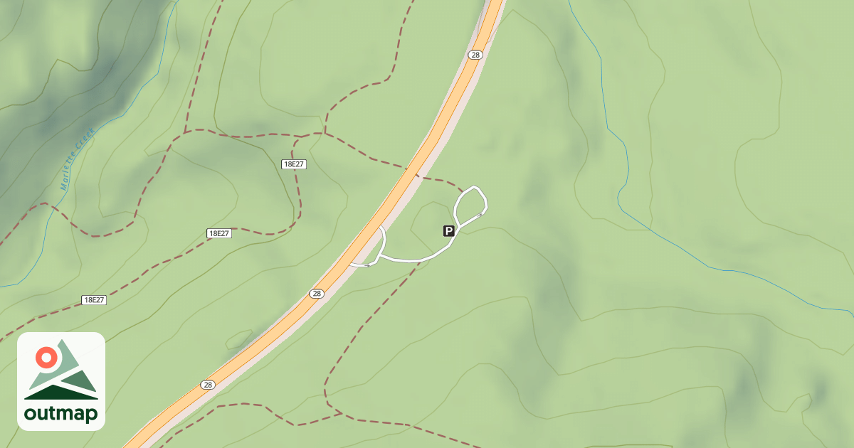 Map of CHIMNEY BEACH PARKING