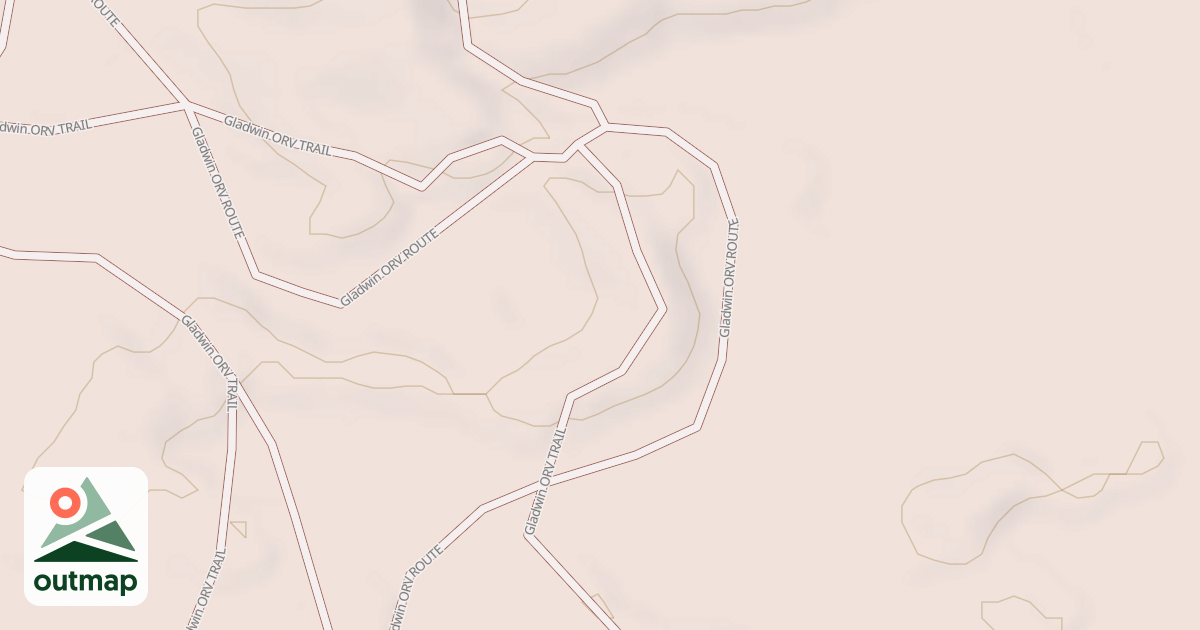 Map of Gladwin Trail in Gladwin