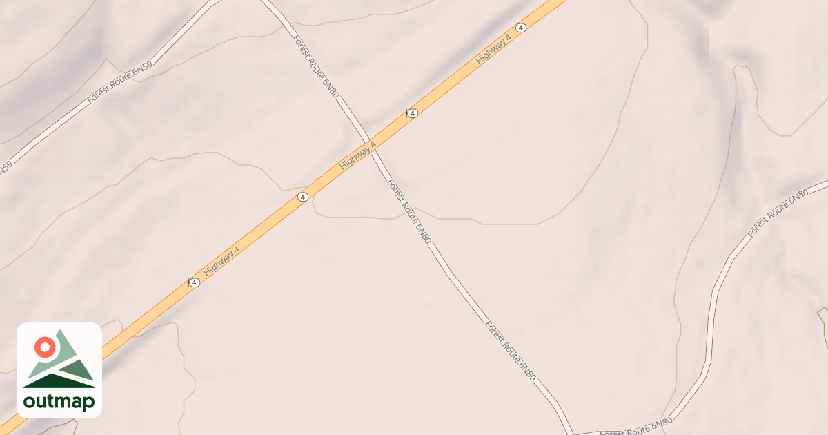 Map of USFS Motor Vehicle Use Map Roads {4028C4FD-11A0-486F-83CA-E3DFCBB82759}