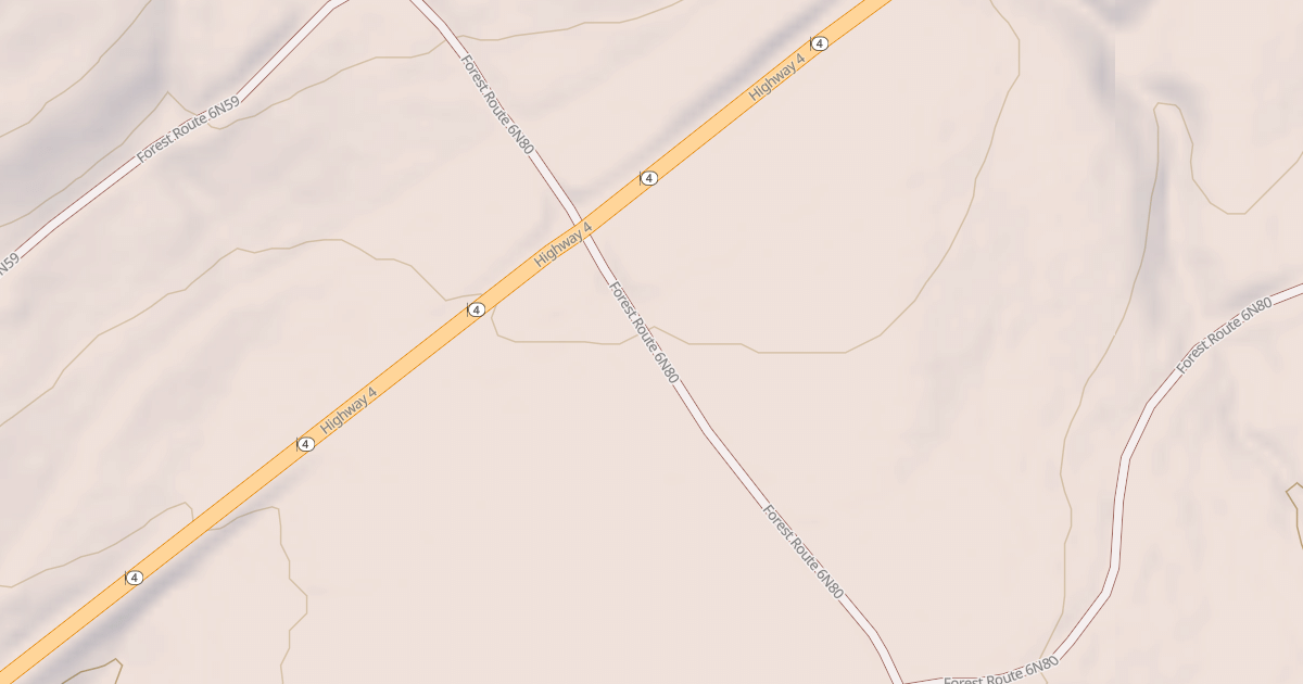 Map preview of USFS Motor Vehicle Use Map Roads {4028C4FD-11A0-486F-83CA-E3DFCBB82759}