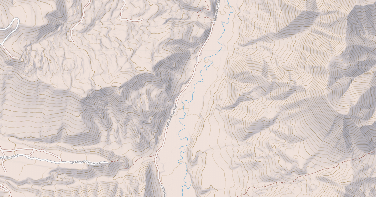Map preview of Cottonwood Snowmobile