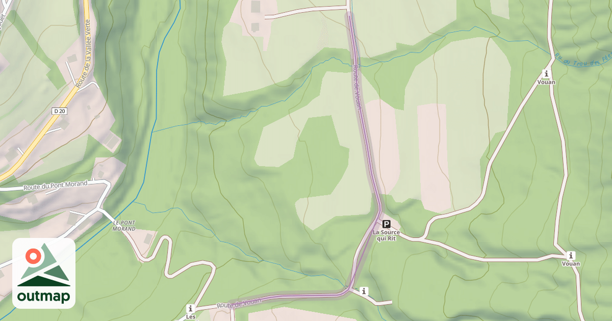 Map of Route de Vouan