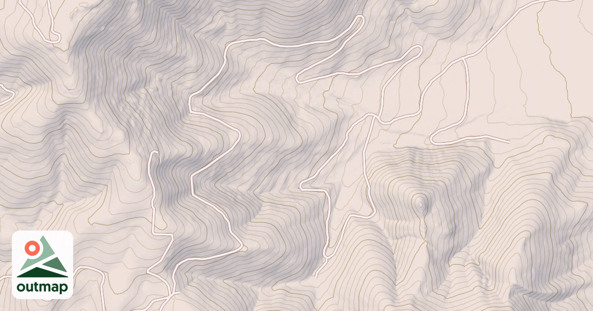 Map of MCGARRY CANYON