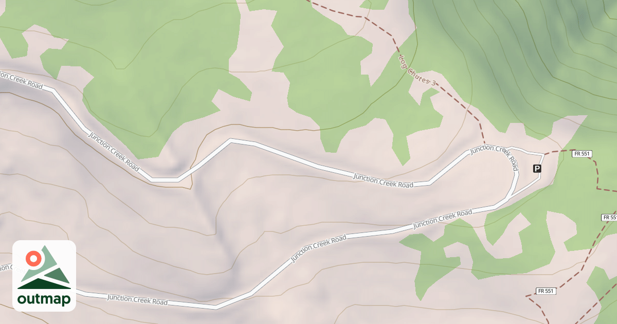 Map of JUNCTION CRK (CR 204)