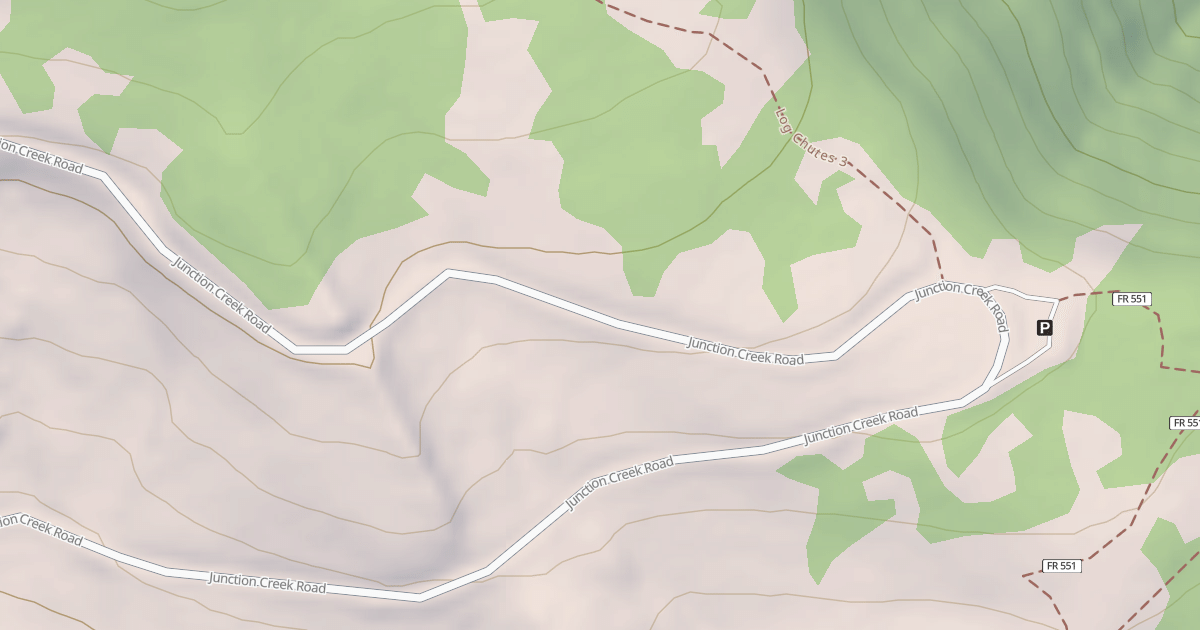 Map preview of JUNCTION CRK (CR 204)
