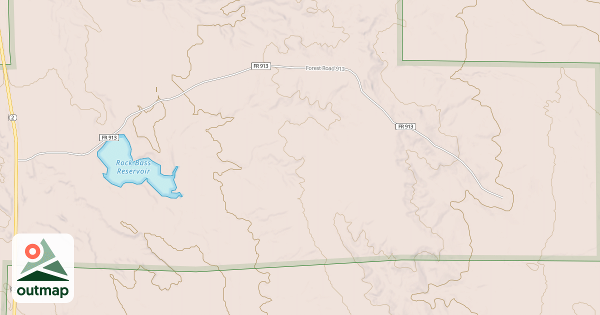 Map of ROCK BASS RESVR