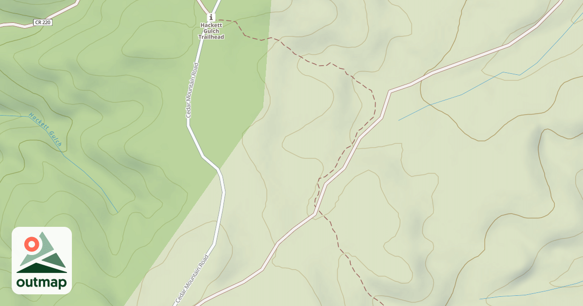 Map of Turkey Creek