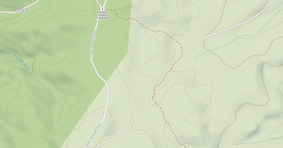 Map preview of Turkey Creek
