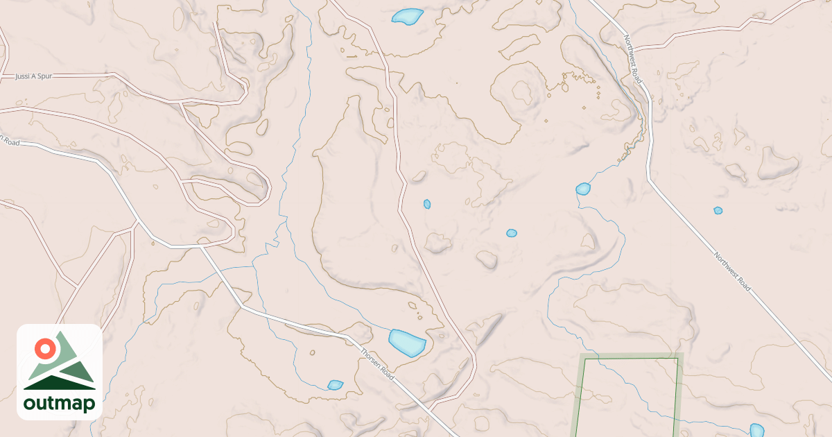 Map of JACKPINE SPUR K