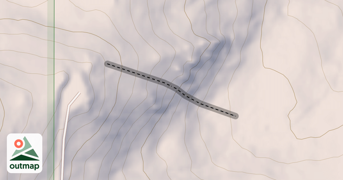 Map of La Bamba Cliffs