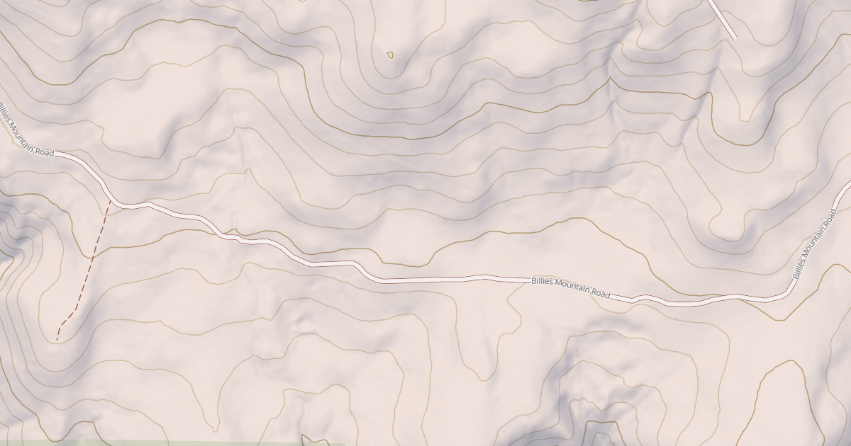 Map preview of BILLIES MOUNTAIN