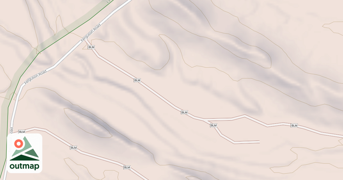 Map of BLM National GTLF Public Motorized Roads 5fc7d666-ad1c-46e2-a362-2cf6de49a9c7