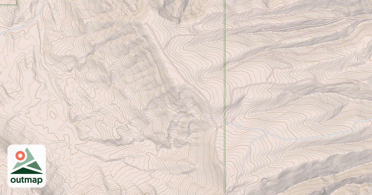 Map of DEADLINE RIDGE