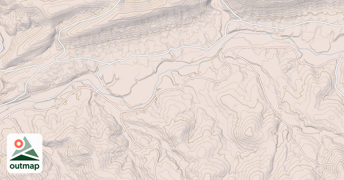 Map of OLD NORTH FORK