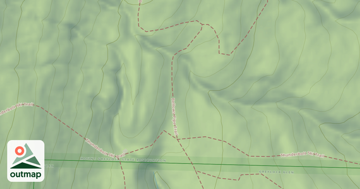 Map of Bellows Pipe Trail
