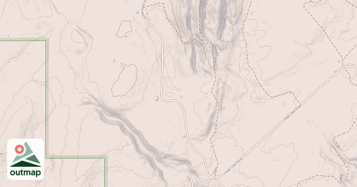 Map of CEDAR LAKE