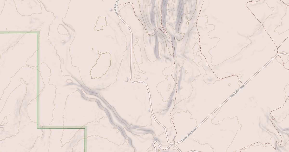 Map preview of CEDAR LAKE