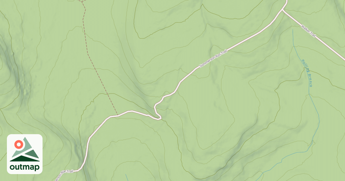 Map of Whiskey Springs Trails