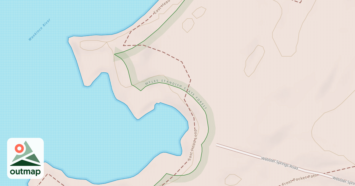 Map of Easthead Reservoir Trail