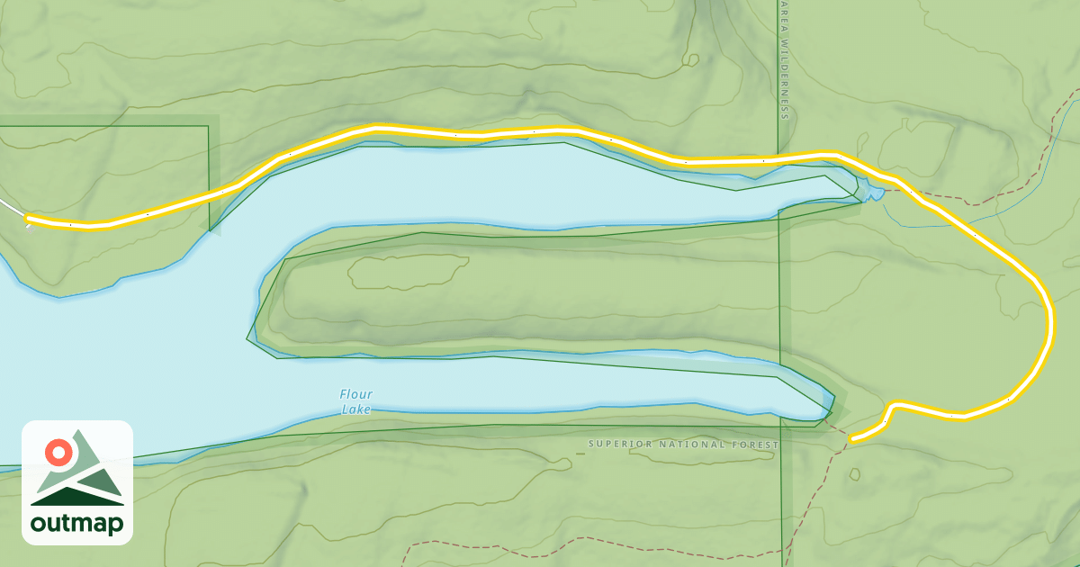 Map of Old Logging Camp Trail